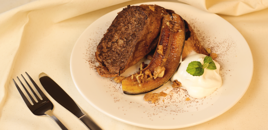 チョコレートリキュールのフレンチトースト